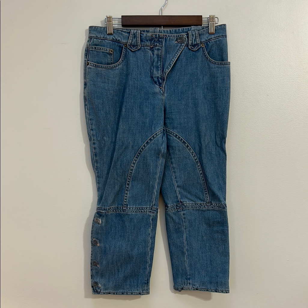Alessandro Dell’acqua Crop Jeans Denim Pants Size 42 Us 12